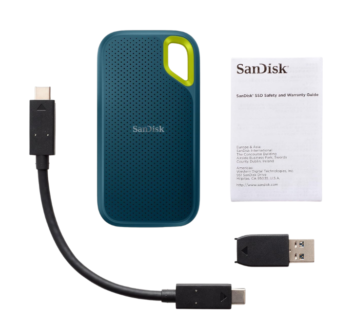 SanDisk Extreme Portable SSD - Up to 1050MB/s (Monterey)