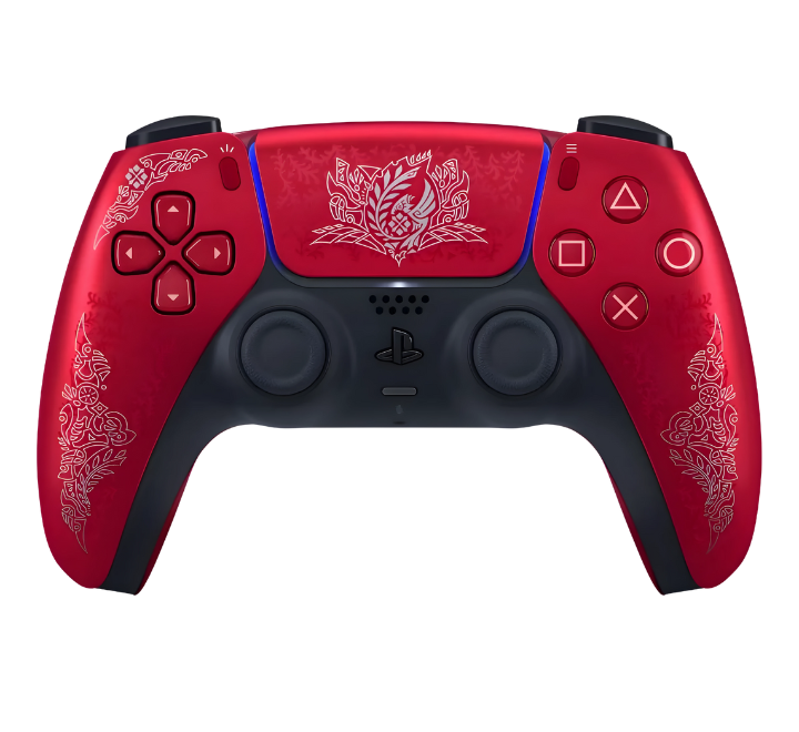 Playstation 5 Dualsense Monster Hunter Wilds Red Controller