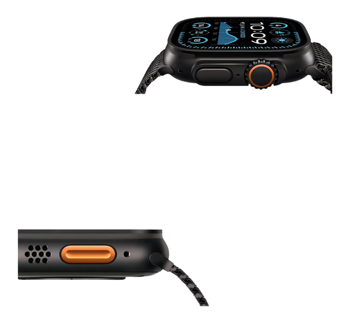 Apple Watch Ultra 2 GPS + Cellular • 49mm Natural Titanium Case • Natural Titanium Milanese-Style Band